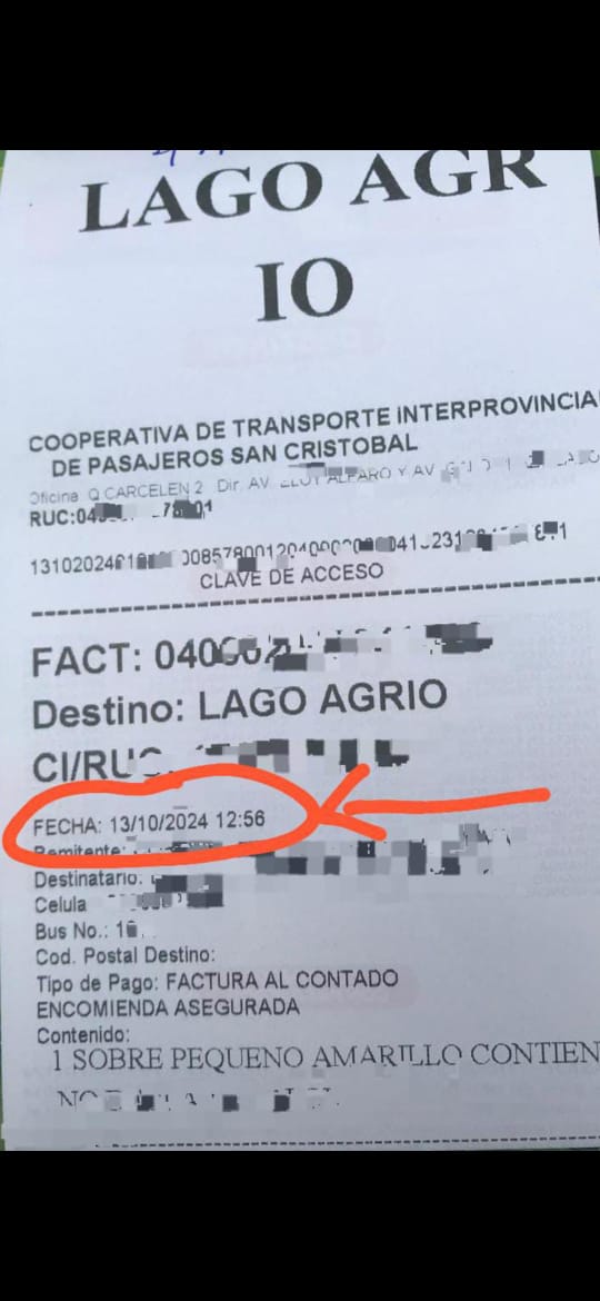 Comprobante de pago